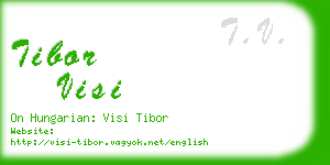 tibor visi business card